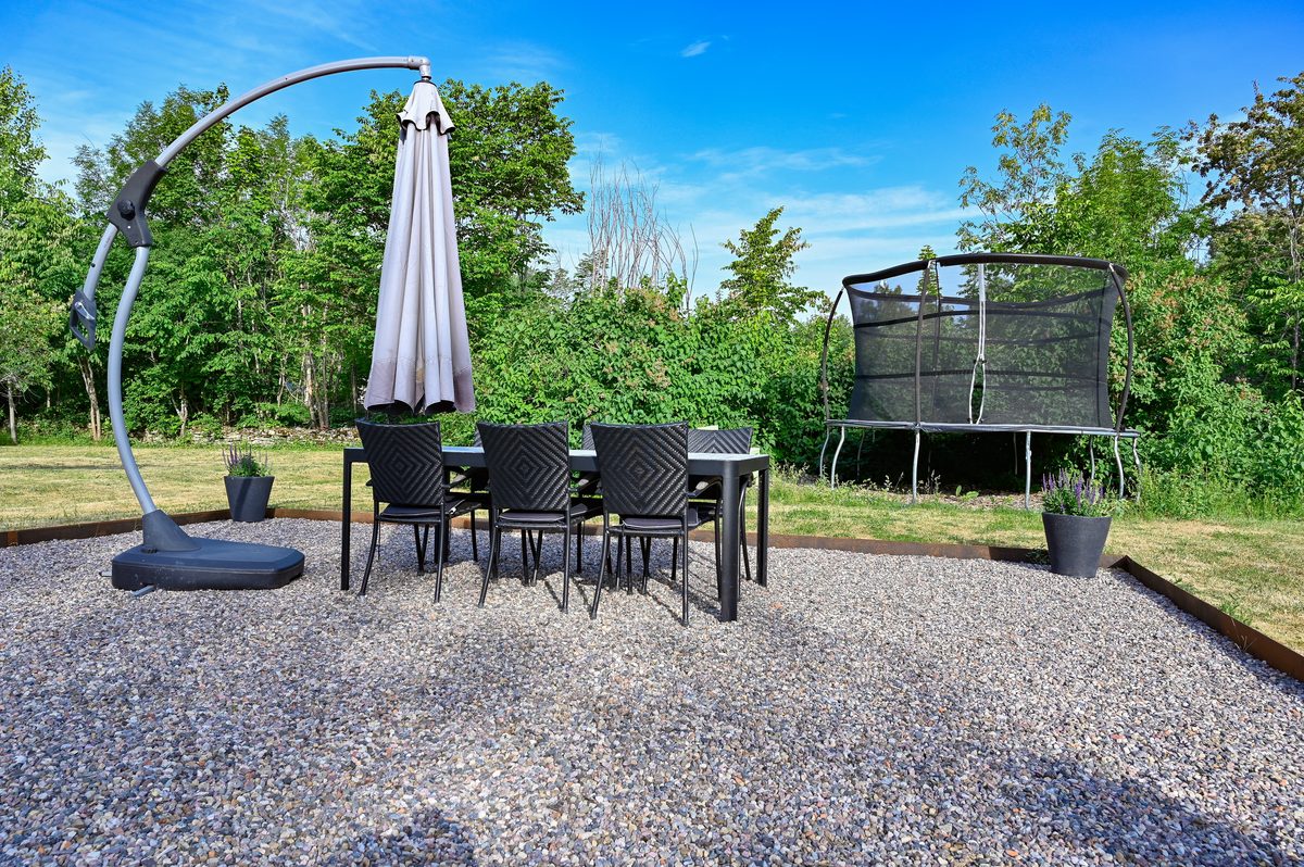 Garden parasol and outdoor accessories