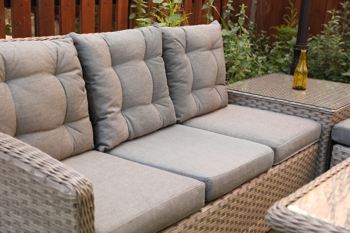Rattan garden sofa set